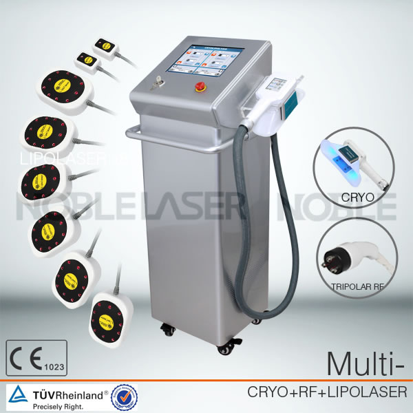 Máquina de emagrecimento por lipo laser + RF + Criolipólise cristal CY-E